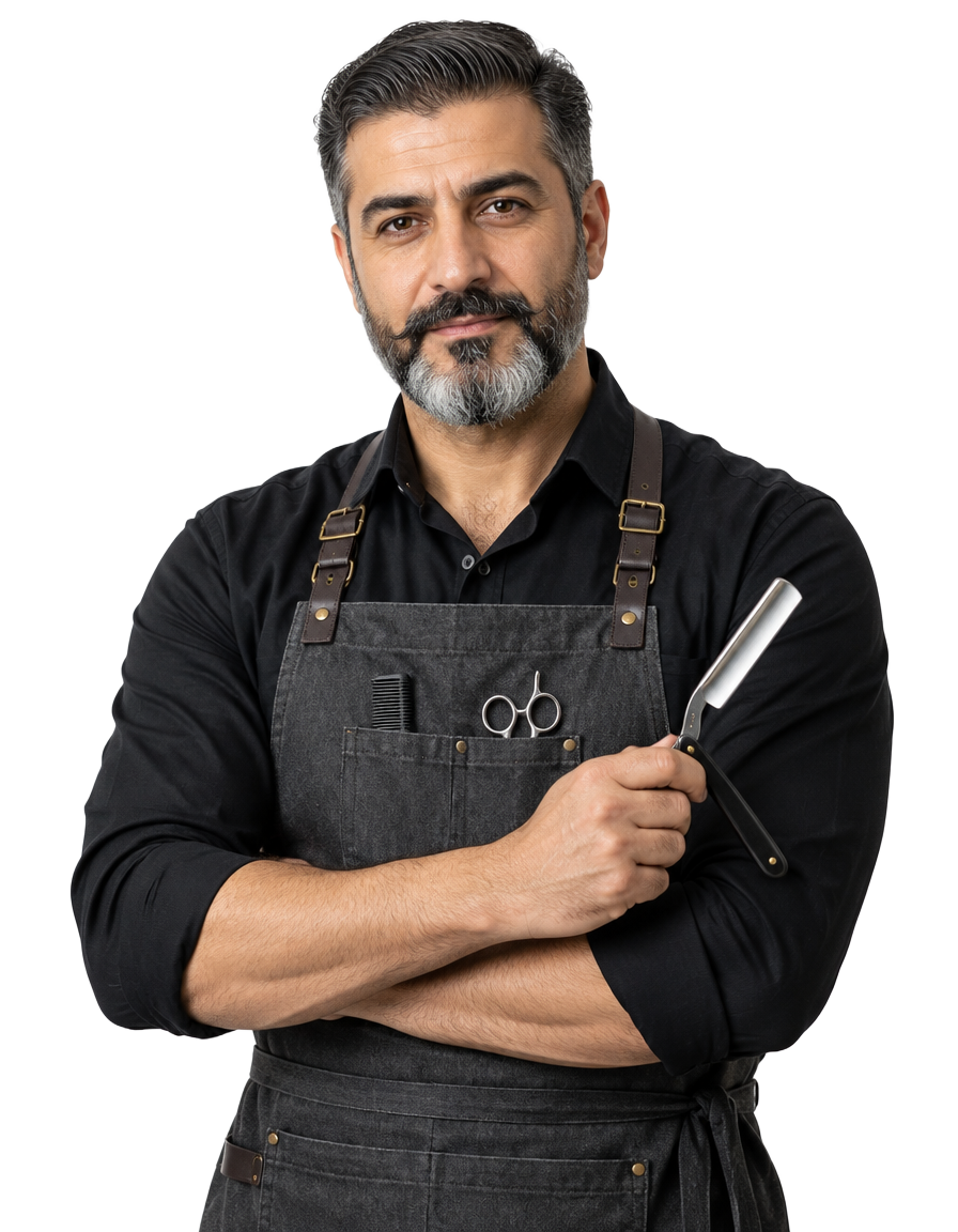 Karim Haddad, master barber